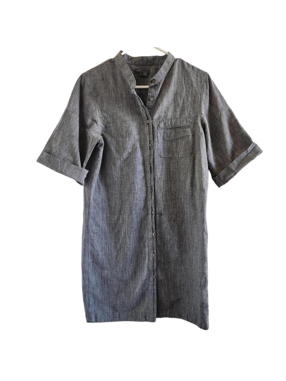 VINCE  Chambray Button up Shirt Dress Size Small